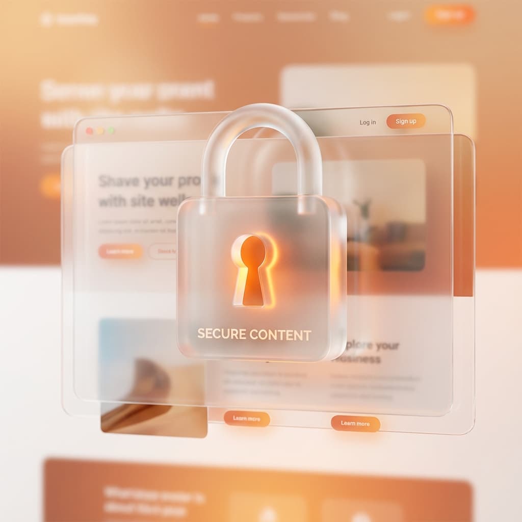 Static content locked